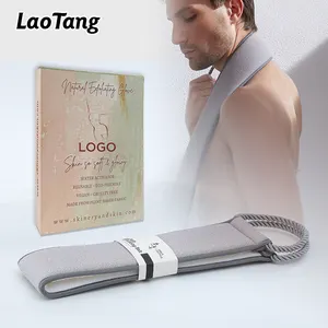 Bon pour enlever la saleté hors fibre de viscose naturelle corps exfoliant dos épurateur brosse épurateur exfoliant éponge tampon - Product Image 1