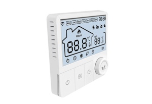 Am002 Hiện Đại Linh Hoạt Có Dây <span class=keywords><strong>Wifi</strong></span> Thông Minh Nhiệt Cho Gas Nồi Hơi Tầng Sưởi Ấm Các Bộ Phận Nhà Văn Phòng Sử Dụng Tuya Ứng Dụng Nhà Sản Xuất - Product Image 3