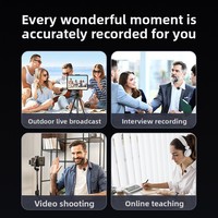 Neues Q9 Kabelloses Lavaliermikrofon Vollrichtungs-/Nicht-Richtungsgebunden Dualer Ausgang Live-Streaming Mobile Videoaufnahme Aufladbar