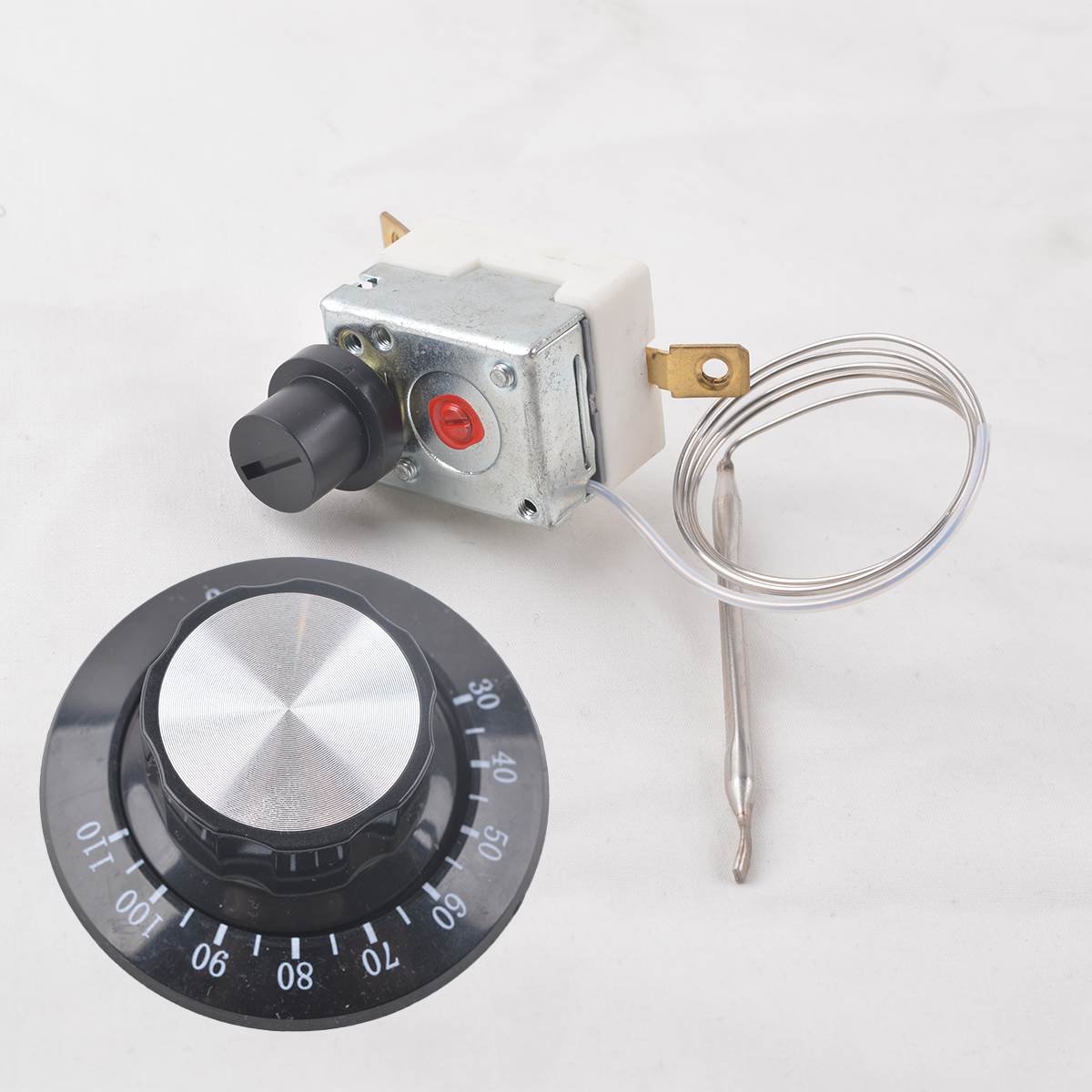 2025 New Design WHF Series Capillary <strong>Thermostat</strong> 250V 16A Temperature Limiter Knob 0-320℃ Degree New Design Capillary <strong>Thermostat</strong>