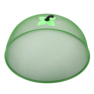 Round Breathable Food Cover Mesh Dome Fly Insect Protector For Kitchen Fruit Tabletop Use Washable Iron Material - Product Image 5