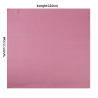 Hijab carré de luxe 110x110 en voile de Bali haute densité, couleur unie, pour femmes musulmanes, usage quotidien