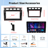 Hikity pour Kia Morning/Picanto 2007/EURO STAR 2001-2011 9 ''4 + 64G Autoradio sans fil CarPlay/Android Auto GPS Piano Key OEM ODM