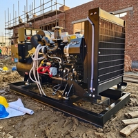 Groupe électrogène diesel silencieux 37,5 kVA 30 kW à démarrage automatique, châssis ouvert, moteur Yuchai 50 Hz ATS pour oxygénateurs/aérateurs d'aquaculture