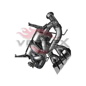 Sistema de Escape con Silenciador Catback de Acero Inoxidable Pulido Espejo OEM de Vortex Factory para Lamborghini Aventador LP700 - Product Image 6