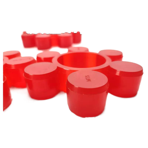 Bloque Elástico de PVC y PU de Alta Calidad Resistente al Aceite, Color Personalizado, con Diseño de Flor de Ciruelo, para Reductor de Motor Industrial, Hecho en China - Product Image 5