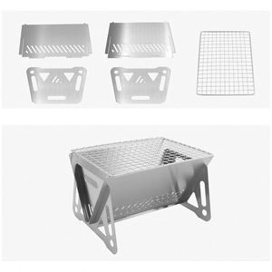 Barbecue au charbon de bois pliable de luxe, échantillon gratuit, pour les barbecues en famille et les pique-niques en plein air - Product Image 1