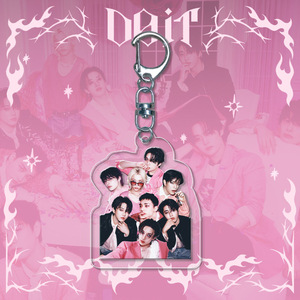 Portachiavi in acrilico DO IT Album Stray Kids, ciondolo per borsa Kpop, portachiavi per auto, ciondolo per telefono, vendita all'ingrosso - Product Image 2