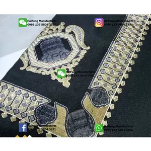 Shemagh Khăn Xếp Nam Ả Rập Mới Khăn Vuông Thêu Dubai Polyester-Cotton Khăn Choàng Yemen Khăn Choàng Thêu Shilan Ghutr Yashmagh