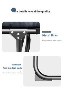 <span class=keywords><strong>Cama</strong></span> Plegable Ultraligera, Fácil de Transportar, para Campamento al Aire Libre, <span class=keywords><strong>Cama</strong></span> Plegable Moderna, Ahorra Espacio, Multiusos - Product Image 4