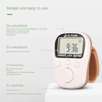 SXH5136 usine nouveau compteur numérique pour la prière islamique Tasbih, Tasbih Finger Tally Counter