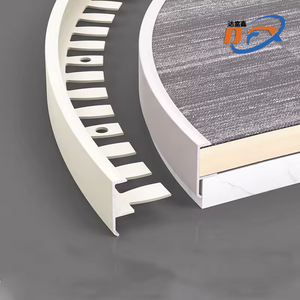 Perfil de aluminio Dafuxin con acabado mate negro para bordes de azulejos y muebles, ideal para renovación de hoteles. - Product Image 6
