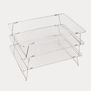 Stainless Steel Three <b>Tier</b> <b>Cake</b> Cooling Rack Rectangle Reusable Dishwasher Safe Baking Tool - Product Image 2