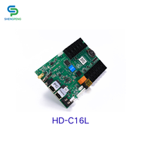 Sistema de Control Asíncrono para Pantalla LED Huidu HD-C16L, a Todo Color, Multifunción, Incluye Tarjeta de Envío