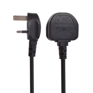 BS chứng nhận Anh Loại J cắm + IEC C13 nối màu đen H05VV-F 3g0.75 5ft thiết bị nhà dây điện - Product Image 4