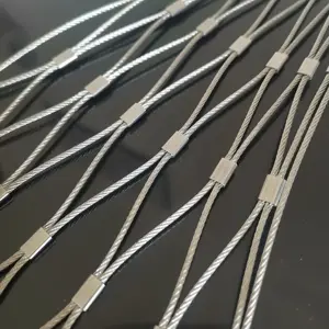 SS316 Beentje Inox Kabel Flexibele Roestvrij Staaldraad Mesh Netting Voor Groene Muur