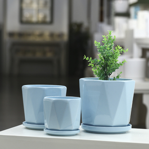 Vaso in Ceramica Intagliato a Mano per Piante da Interno, Bonsai Cinese con Foro di Drenaggio, Ecologico per Giardino <span class=keywords><strong>Pensile</strong></span> - Product Image 2