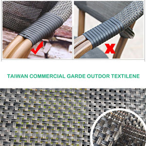 Ticari sınıf fransız açık bahçe restoran istiflenebilir alüminyum Bistro Cafe sandalyeler veranda mobilya takımı - Product Image 3