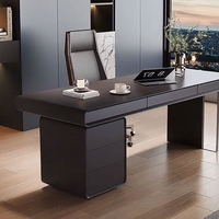 Bureau de direction moderne de luxe avec construction en bois durable, table d'ordinateur de haute qualité, nouveau style