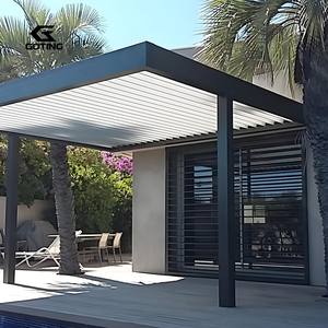 Pérgola de Techo Motorizada de Aluminio 4x4 de Lujo de Alta Gama, Fácil de Montar, para Exteriores, Resorts, Hogar y Naturaleza - Product Image 5