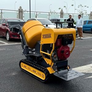 Bétonnière autoportante compacte sur chenilles 200L, mini-bétonnière à prix bas - Product Image 3