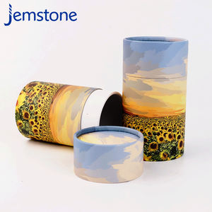 Empaque de Tubo de Cartón con Cuentas de Fragancia Biodegradables Impresas Personalizadas, con Boca Fácil de Rasgar, Caja Cilíndrica de Papel Kraft - Product Image 2