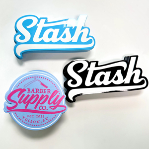 Custom Shaped PVC <b>Vinyl</b> <b>Stickers</b> Waterproof Tear Resistant Business Logo Promotion Holographic Effect Durable Wholesale - Product Image 1