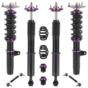 Suspension System Coilover Kits For 2001-2005 BMW 325Ci Base Convertible 2D 2.5L Purple