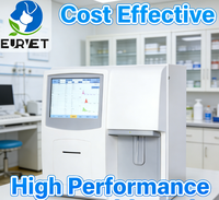 EUR VET Veterinary Equipment Hematology Analyzer 3-Part CBC Machine for Animal Clinic with Multi-Species Animal Testing Modes