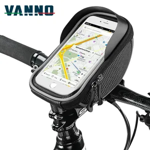 VANNO ayrılabilir bisiklet ön paketi bisiklet ön tüp çanta bisiklet gidon çantası bisiklet telefonu çantası