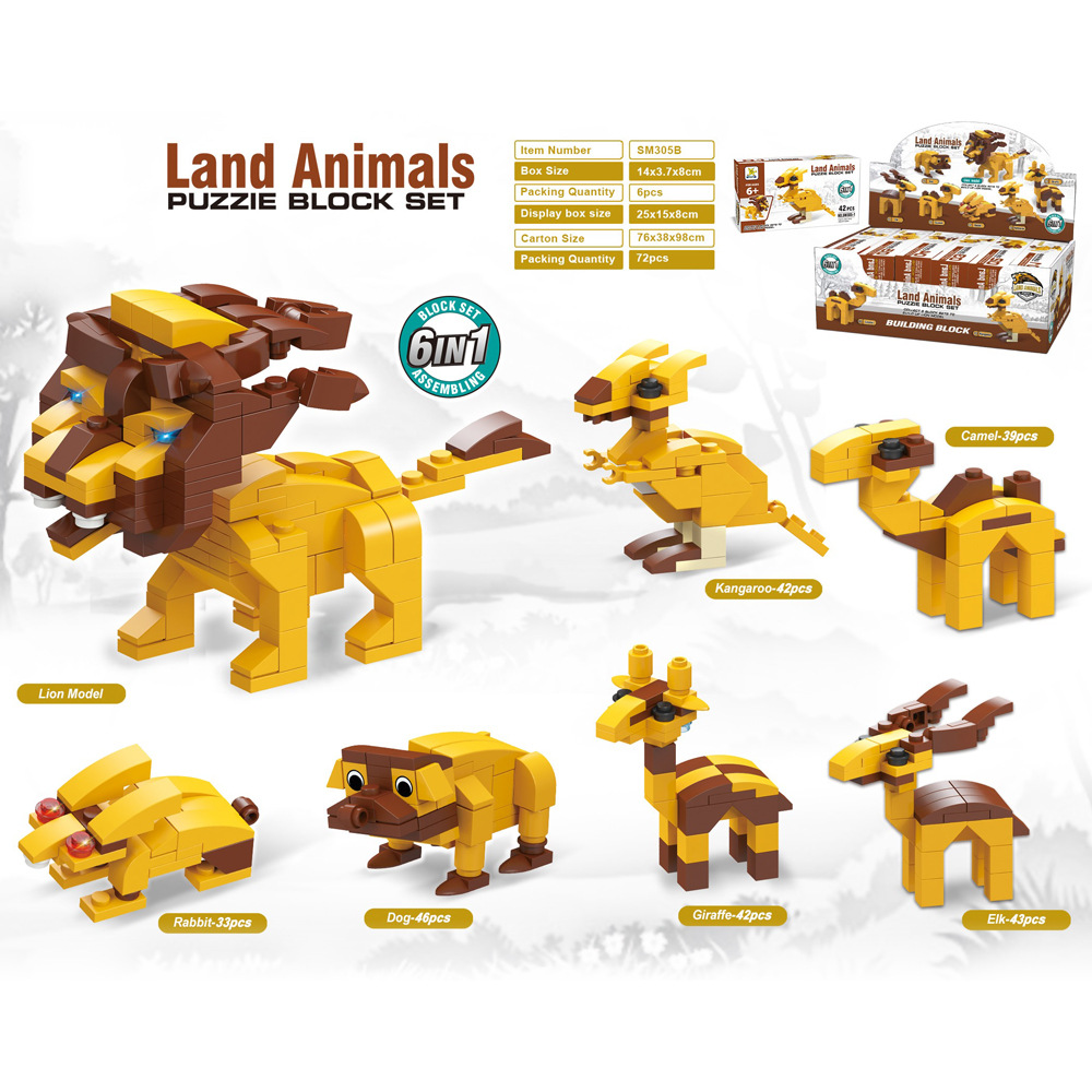 leone 6 in 1 [una scatola espositiva per 6 pezzi]