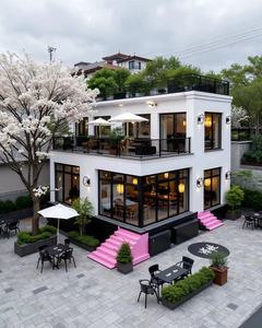 Casa Contenedor de Acero de Dos Pisos, Duradera, de 20 Pies, Diseño Moderno de Mediados de Siglo, Transpirable, para Hoteles de Alta Gama, Escuelas de Vacaciones, Centros Comerciales, Parques - Product Image 2