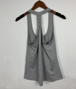 Débardeur de sport sans manches tricoté Hip Hop pour femmes dos nu entraînement de Fitness à séchage rapide Sexy avec courte longueur - Product Image 5