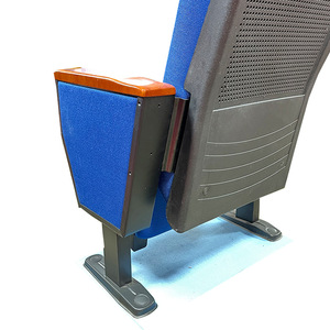 Silla de Teatro Masao Azul con Tablero de Escritura para Uso en Auditorios y Cines - Product Image 3