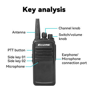 Ensemble radio bidirectionnel fiable avec une portée étendue et des canaux sécurisés pour la communication professionnelle sur le terrain - Product Image 3