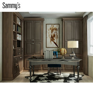 Moderno design moderno porta laccata a LED libreria/libreria per casa ufficio pannello in legno resistente - Product Image 6