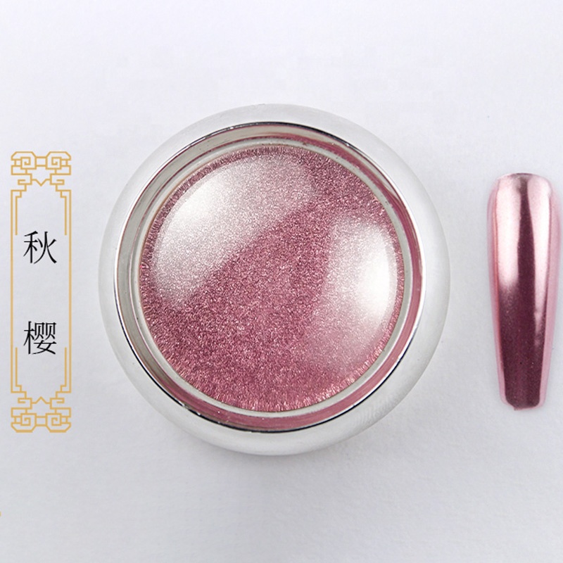 Various Colors Solid Magic Mirror Powder Chrome Metal Mirror Powder Professional for Nail Pigment