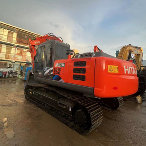 Excavatrice sur chenilles hydraulique Hitachi ZX200 de 20 tonnes, modèle d'occasion avec moteur Isuzu, PLC, moteur, boîte de vitesses, pompe - Product Image 1