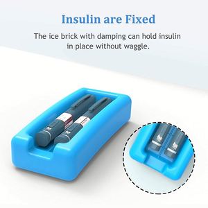 Insulin Cooler Travel Bag Insulated Insulin Cooler Travel Bag for Diabetic Medication Cool With Storage Packs - Product Image 3