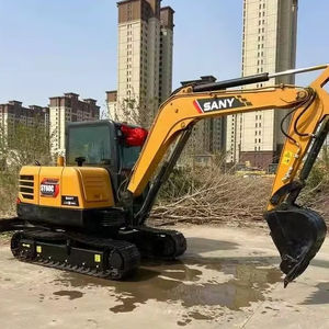 Hot Sale Used SANY 60C 6Ton Excavators Original Isuzu Engine Good Condition EPA Engine Auger <b>Attachment</b> breaker - Product Image 1