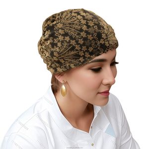 Pañuelo instantáneo de franela para mujer musulmana al por mayor, con lazos y botones, con capucha, transpirable y ecológico - Product Image 4