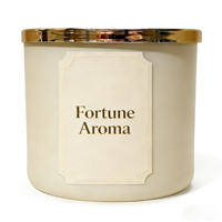 Collection de bougies parfumées à 3 mèches en cire de soja pour la Saint-Valentin et la Fête des Mères, avec huiles de massage et parfums, marque privée pour hôtels
