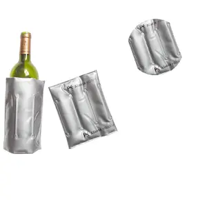 Bottle Cooler And Warmer Freezer Wine Customized Waterproof Cooler Bag Gelicene Bottle Cooler Cold Milk Ice Insulated 23*15.5cm