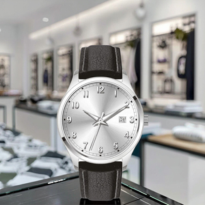 316L Acero inoxidable 40mm Popular Diseño <span class=keywords><strong>simple</strong></span> LOGO personalizado Japón o movimiento de cuarzo suizo Relojes de pulsera de cuarzo para hombres - Product Image 6