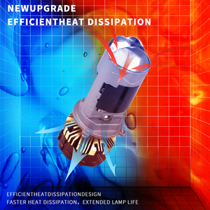 เครื่องฉายแสงเลเซอร์ขนาดเล็ก H4 130W P8Pro ได้สูงสุดพร้อม<span class=keywords><strong>หลอด</strong></span>คูเปอร์ LED เลนส์ไฟหน้ารถยนต์ - Product Image 5