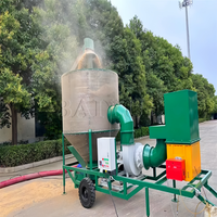 Séchoir à grains mobile diesel portable pour arachides
