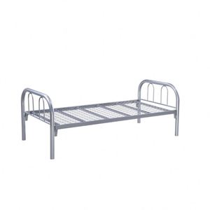 High Quality Steel <b>Single</b> <b>Bed</b> for Workers One Person Metal <b>Beds</b> KD Structure Student <b>Bed</b> Frame - Product Image 2