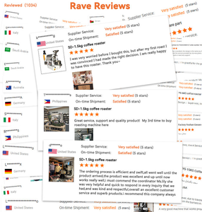 เครื่องคั่วกาแฟไฮเทคสีสันหลากหลาย ราคาสำหรับร้านกาแฟ - Product Image 5