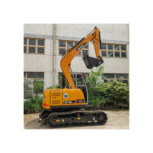 ชั่วโมงทํางานต่ําปี 2022 Sany Sy75Cpro Digger รถขุดมือสอง / ใช้ Sany SY55 SY60 SY75C SY95C รถขุดตีนตะขาบ - Product Image 1