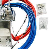 Nouveau kit de commande en aluminium à double poignée HTong de haute qualité avec tête de commande, matériaux personnalisables pour matériel marin